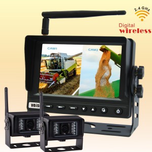 Video Camera with Wireless Monitor Camera Systems for Farm Agricultural Machinery Vehicle, Livestock