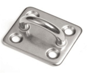 304 Stainless Steel Square Pad Eye Plate